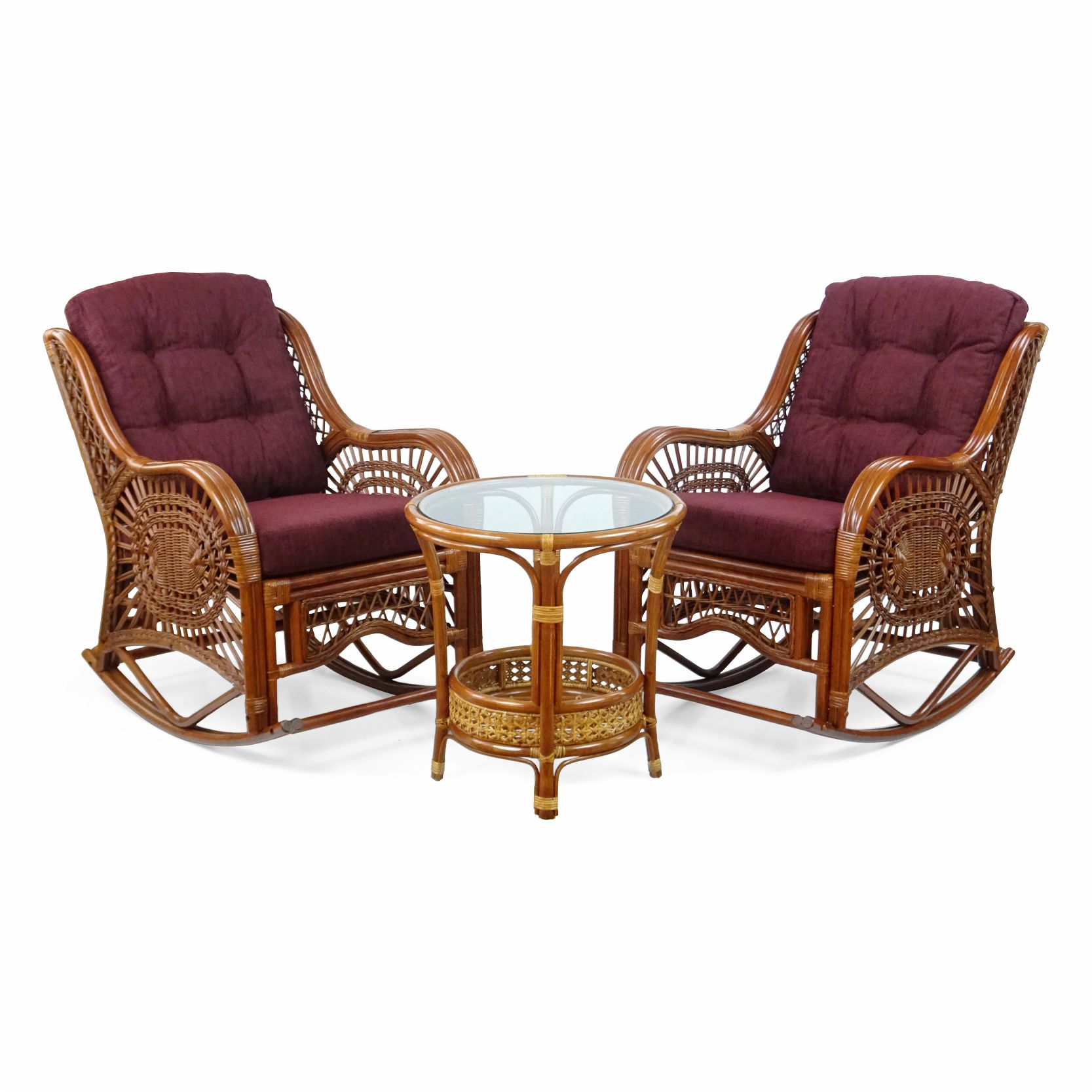 Tangiers Outdoor Wicker and Cushion Recliner