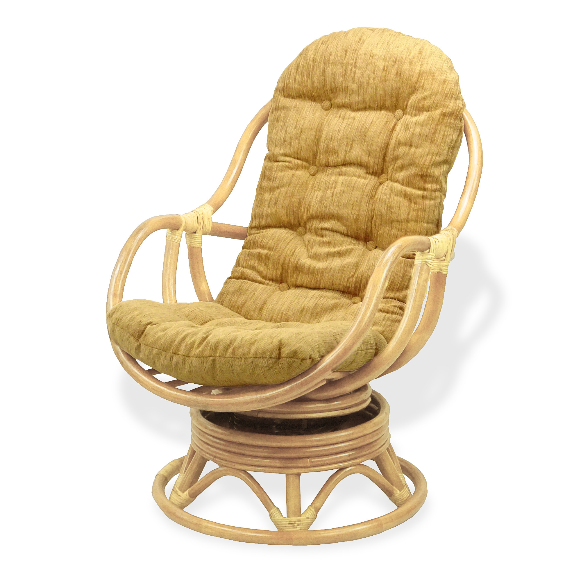 Buy Bali Rocking Chair, Natural Color with Light Brown Cushion in USA ...